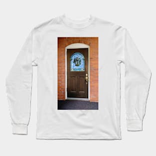 St Paul Stained Glass Window Door Long Sleeve T-Shirt